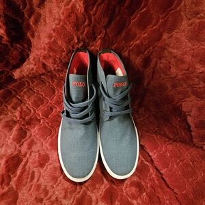 Ralph Lauren Floosmore Hightop Canvas Shoe Men's Size 11D